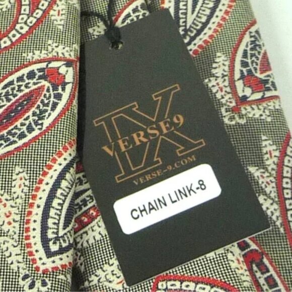 VERSE 9 PAISLEY TIE- NEW WITH TAGS - Picture 2 of 6